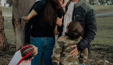 Tarsh Cooper will never forget the day she lost her husband Ash on Christmas Eve in 2024 after he was diagnosed with stage four bowel cancer. Pictured with their three kids - Ivy, 5, Hazel, 7, and Jack, 9