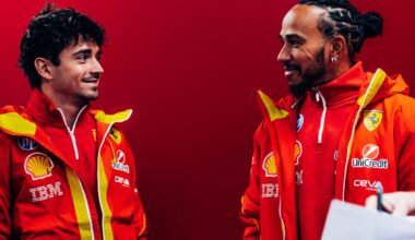 Lewis Hamilton and Charles Leclerc rank their Christmas films in Ferrari festivities