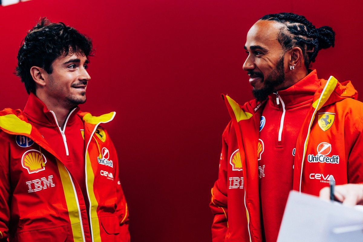 Lewis Hamilton and Charles Leclerc rank their Christmas films in Ferrari festivities
