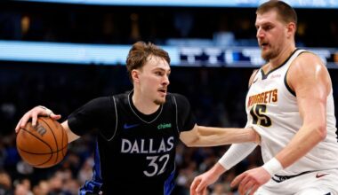 Cooper Flagg leads Mavs over Nuggets, draws praise from Jokic