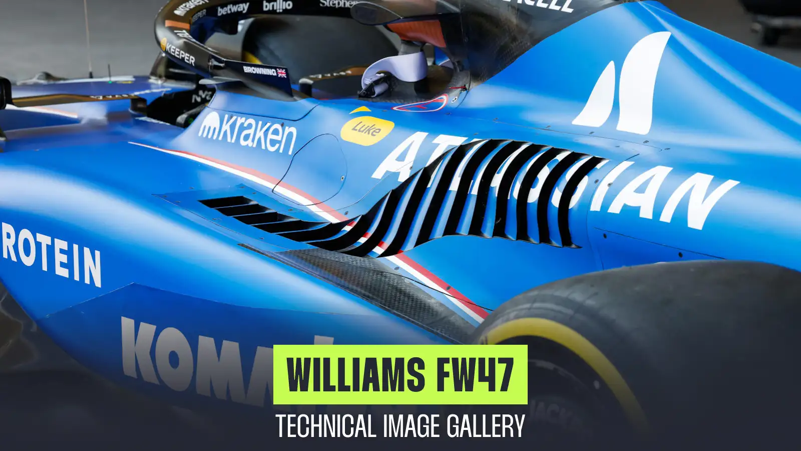 Exposing the two-time podium finisher Williams FW47 details