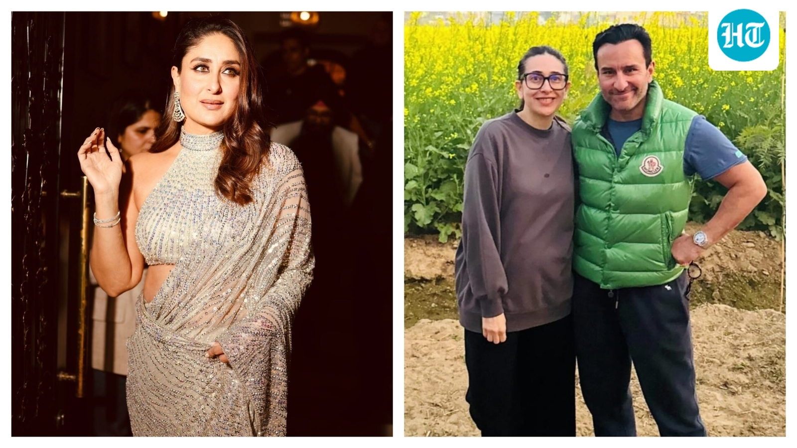 Kareena Kapoor shares pictures of Saif Ali Khan, Karisma Kapoor from ‘sarsoon ka khet’. Here’s what she did next
