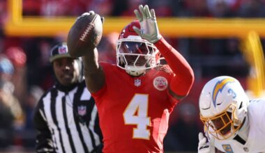 WR Rashee Rice among four Chiefs players placed on IR