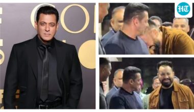 Salman Khan teases Shera at Arbaaz Khan and Sshura’s anniversary bash: ‘And Sheraji is blushing’