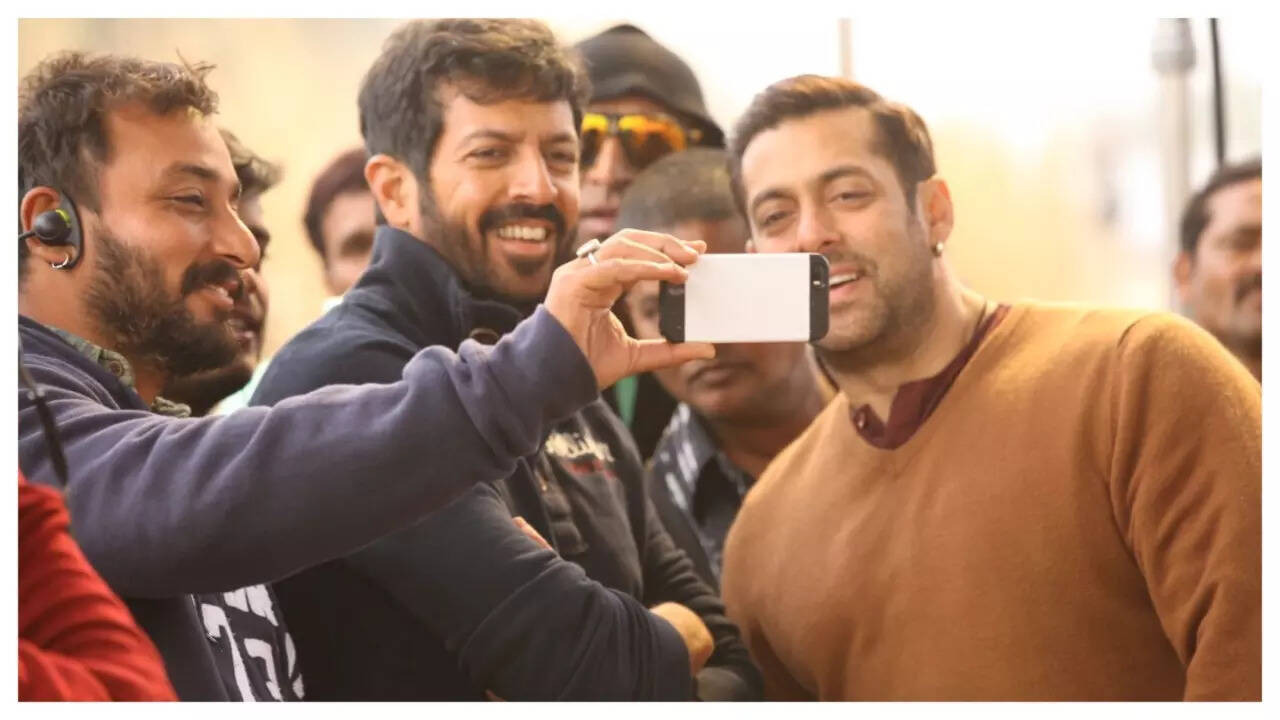 Kabir Khan with Salman Khan Kabir Khan with Salman Khan