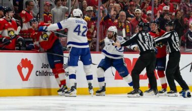 NHL fines Panthers' Anton Lundell, Lightning's Scott Sabourin