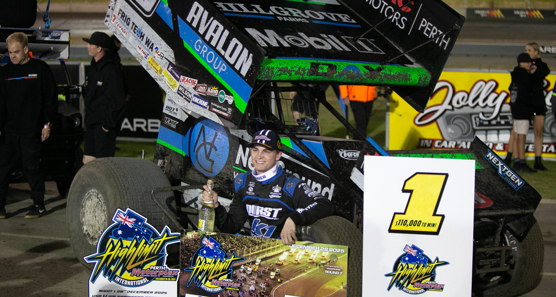 Speedway news: Corey Day wins Perth High Limit opener, drama for Larson