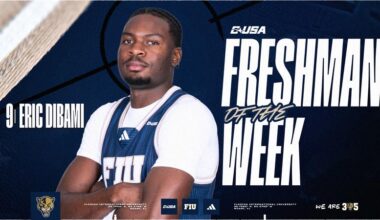 Eric Dibami Named Conference USA Men's Basketball Freshman of the Week