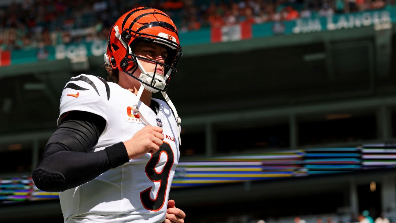 Bengals' Joe Burrow to start finale against Browns, coach says