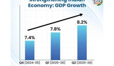 India set to end 2025 on strong economic footing with high growth, low inflation: Govt