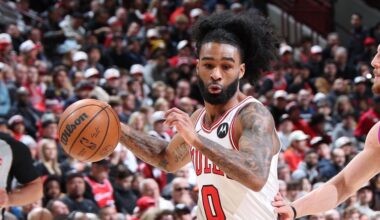 Bulls' Coby White, Josh Giddey exit Wolves loss with injuries