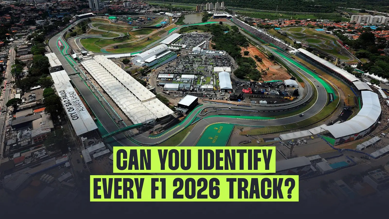 Can you name the 2026 F1 circuits by their layouts?