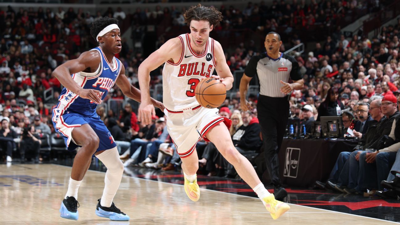 Bulls won't have injured Josh Giddey, Coby White, Zach Collins