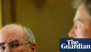 Tony Blair’s government discussed how to influence John Howard to commit Australian troops to Iraq | Australia news