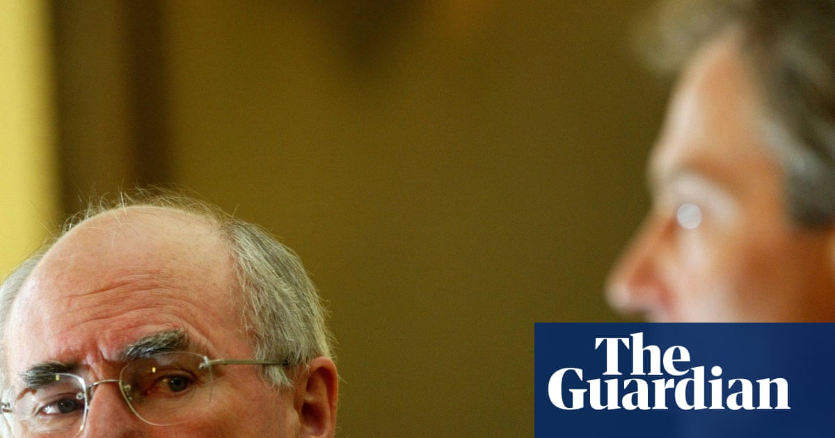 Tony Blair’s government discussed how to influence John Howard to commit Australian troops to Iraq | Australia news
