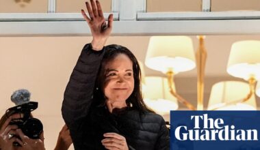 Venezuelan Nobel peace prize winner greets crowds in Oslo after nearly a year in hiding | María Corina Machado