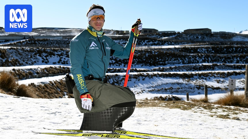 The two Navy officers breaking ground, heading towards Winter Paralympics