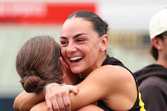 Monique Conti is a superb player at the Tigers