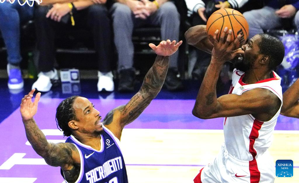 Houston Rockets vs. Sacramento Kings-Xinhua