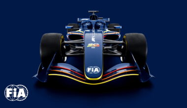 F1 2026 car render - front view