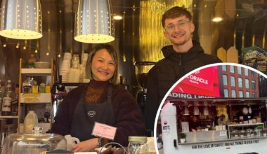 Reading train station: Gluten-free coffee trailer Nibsy's