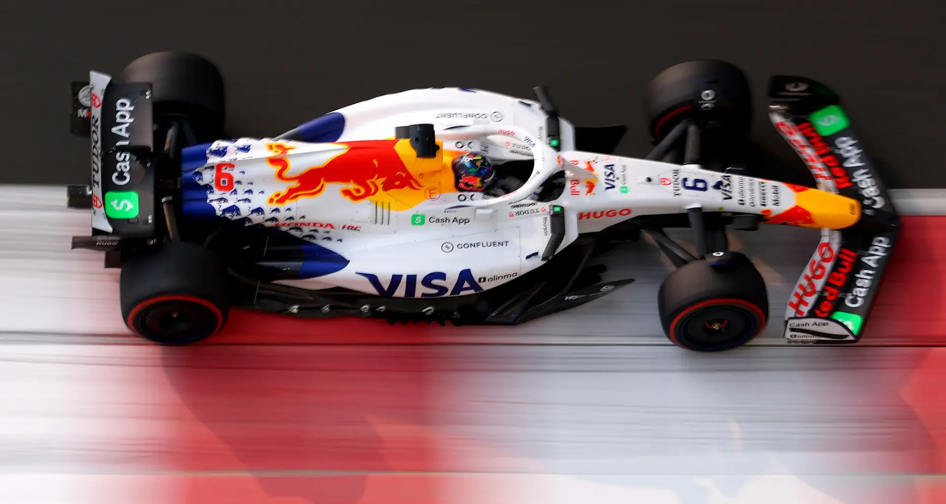 ABU DHABI, UNITED ARAB EMIRATES - DECEMBER 06: Pole position qualifier Max Verstappen of the