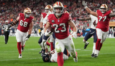 49ers lead Bears 28-21 at halftime