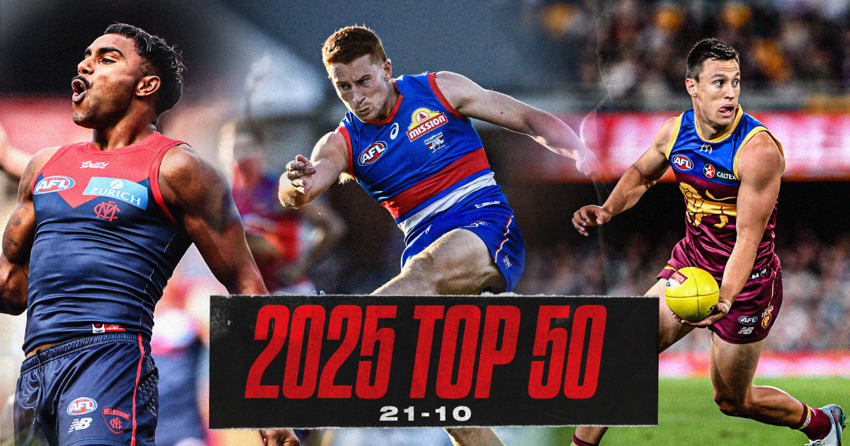 The top 50 AFL players of 2025: 20-11 (Part 4) - AFL News