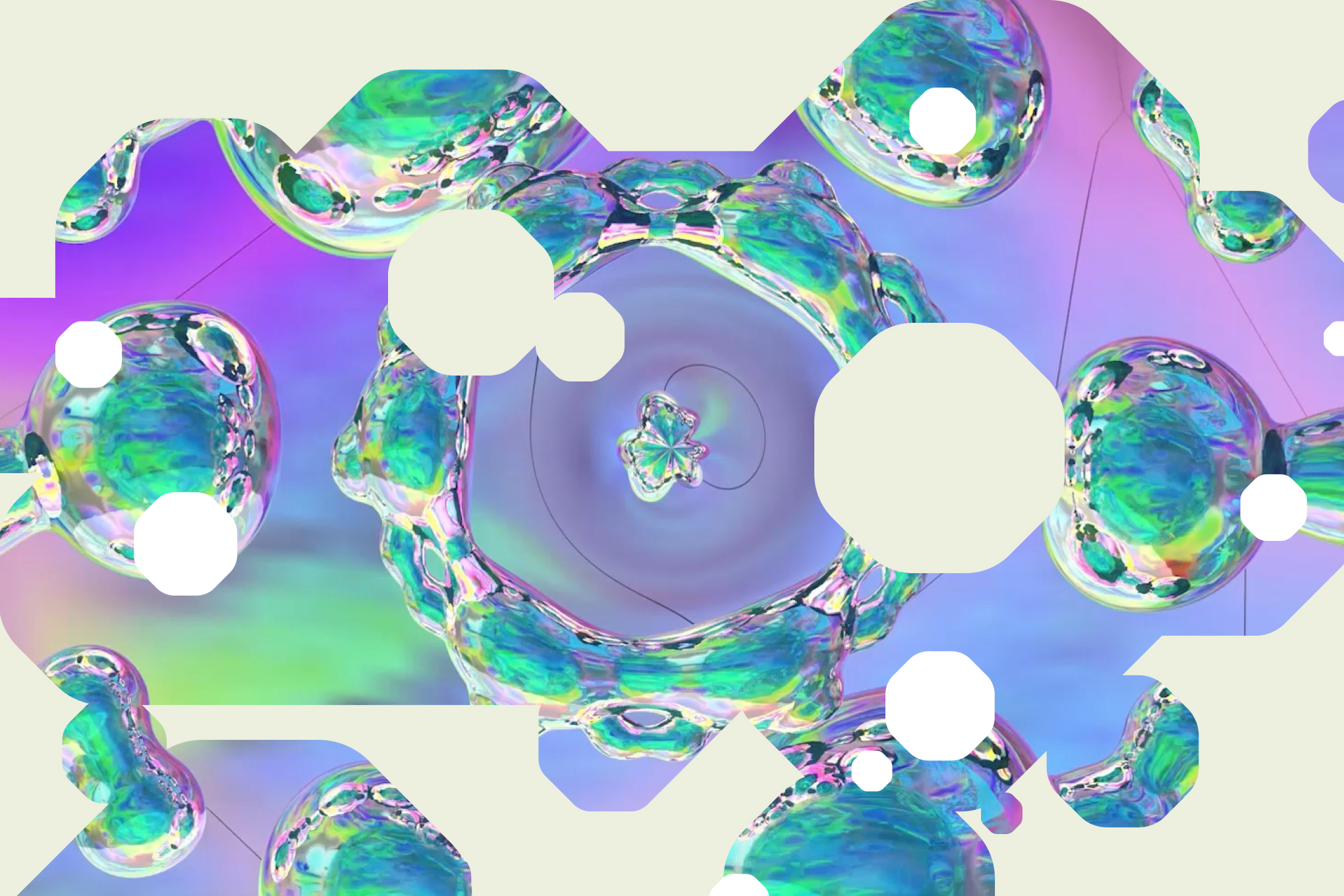 Graphic bubble image.