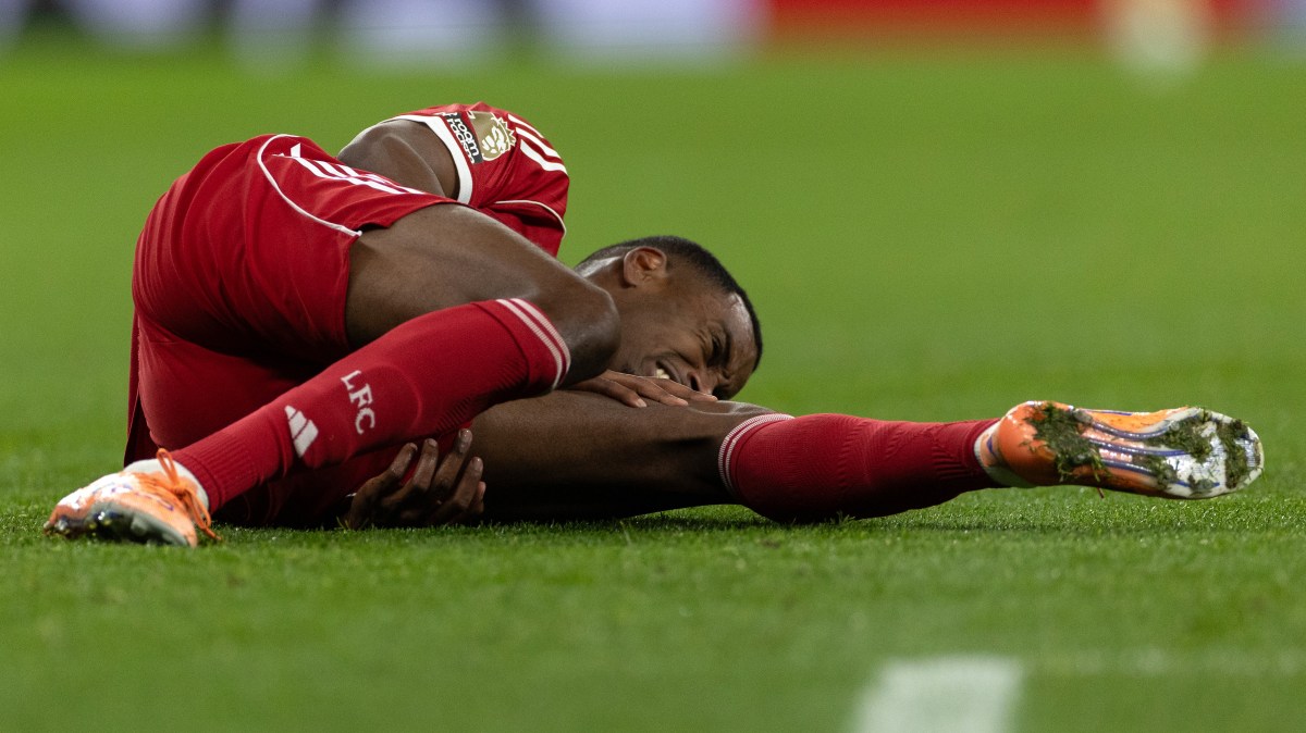 Liverpool fear striker has broken his left leg