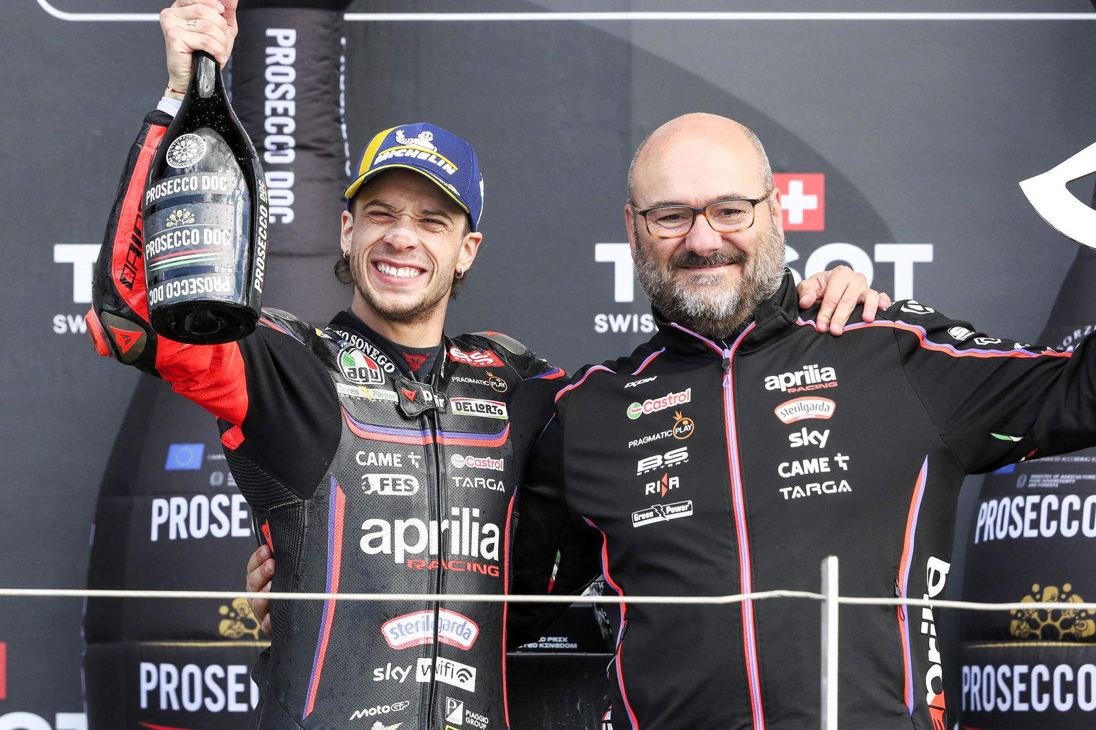 Marco Bezzecchi, Fabiano Sterlacchini, 2025 British MotoGP