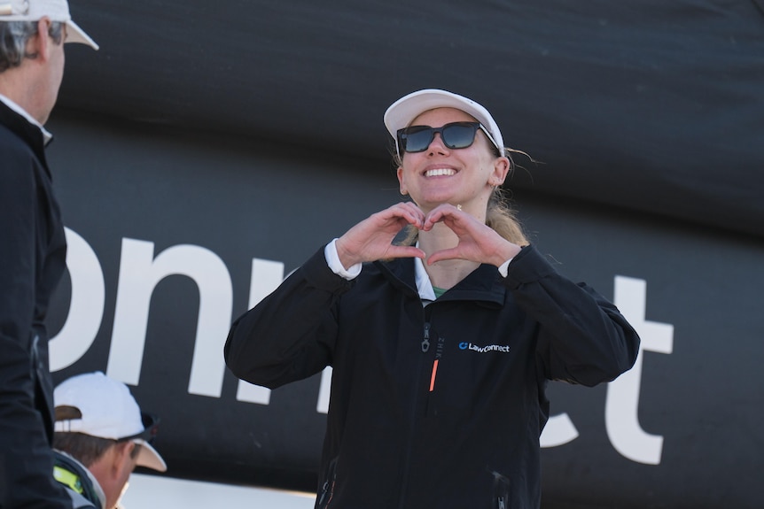 Love heart gesture on LawConnect