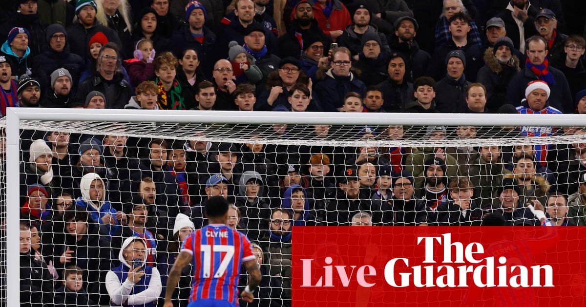 Crystal Palace v Tottenham: Premier League – live | Premier League
