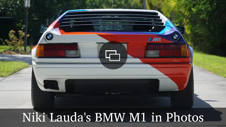 Niki Lauda's BMW M1