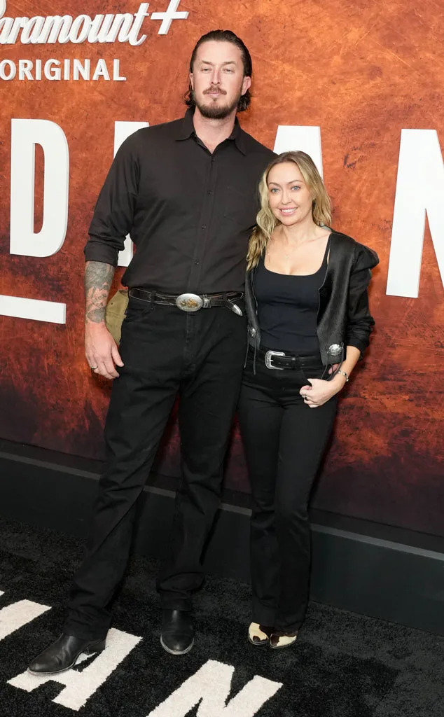 Brandi Cyrus and Matt South at Landman premiere