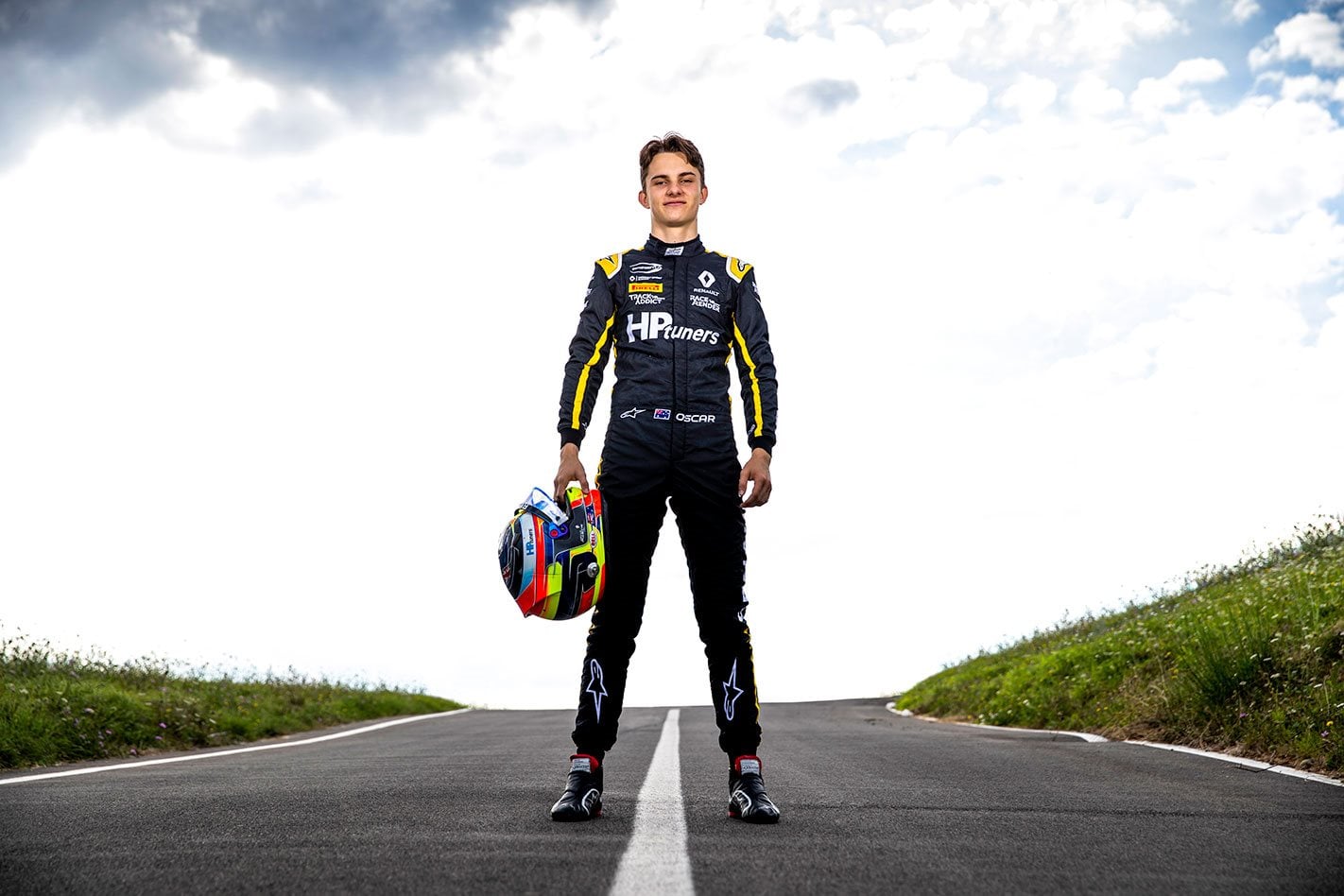 Oscar Piastri Renault F1 test