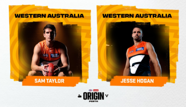 GIANTS Duo Selected for AFL Origin