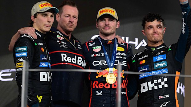 Oscar Piastri, Max Verstappen and Lando Norris had a tight battle for glory. 