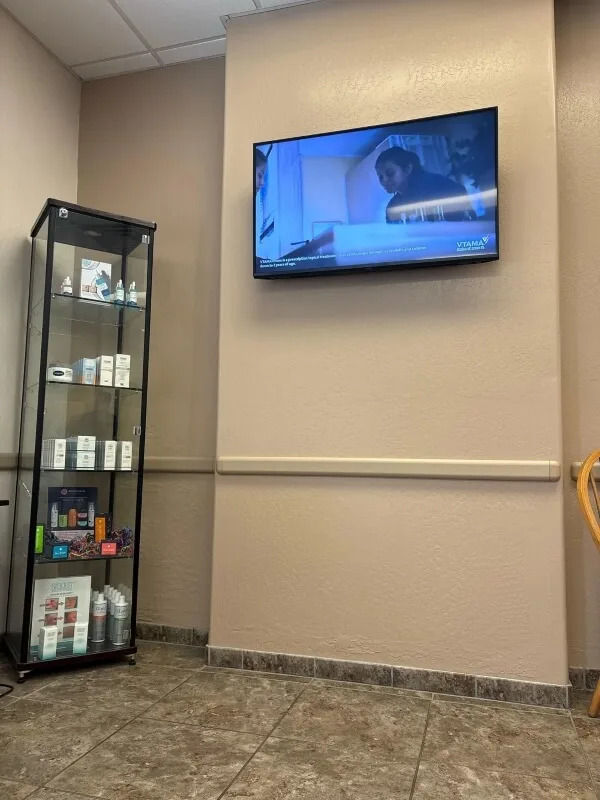 A Redditor shared a frustrating experience with waiting room advertising, prompting a larger discussion on overconsumption.