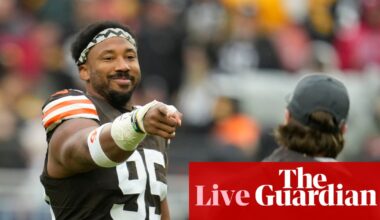 Panthers v Seahawks, Browns v Steelers and more: NFL gameweek 17 – live | NFL