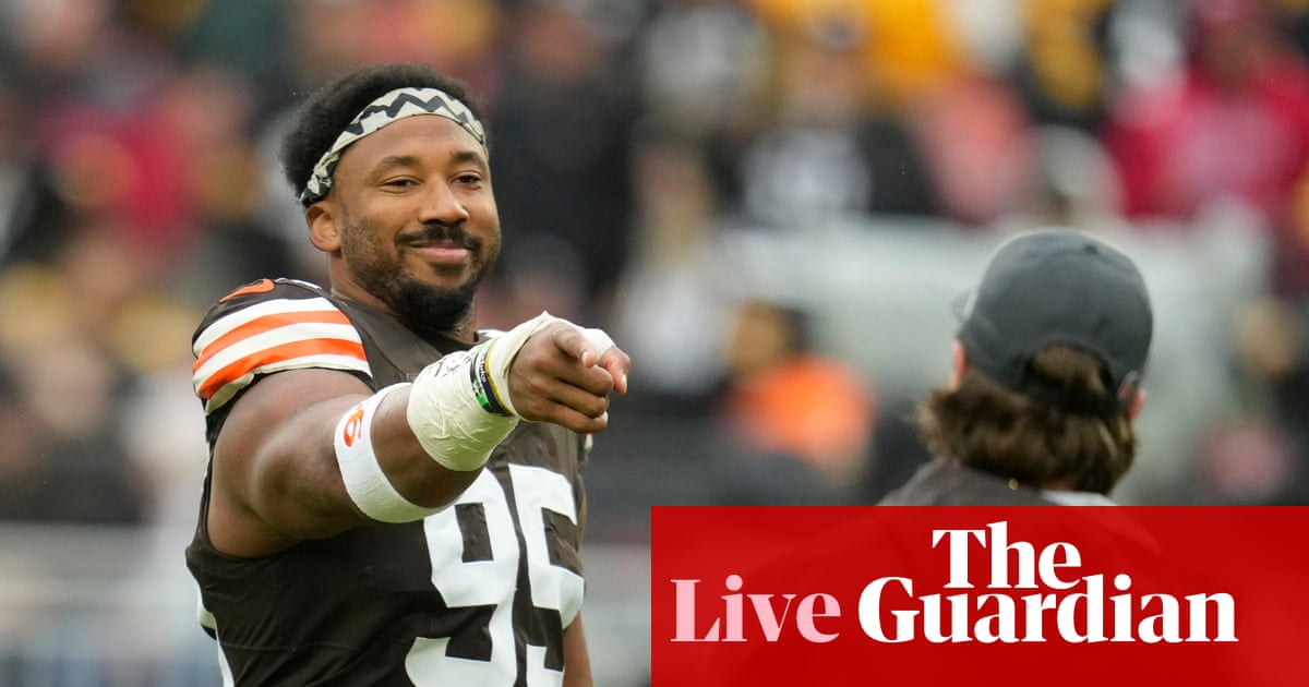 Panthers v Seahawks, Browns v Steelers and more: NFL gameweek 17 – live | NFL