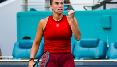 Aryna Sabalenka says it's not fair to face transgender women in tennis -