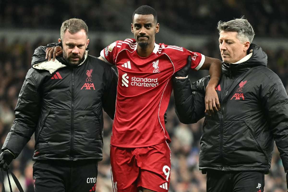 Alexander Isak: Liverpool await scan results to confirm if striker has broken leg
