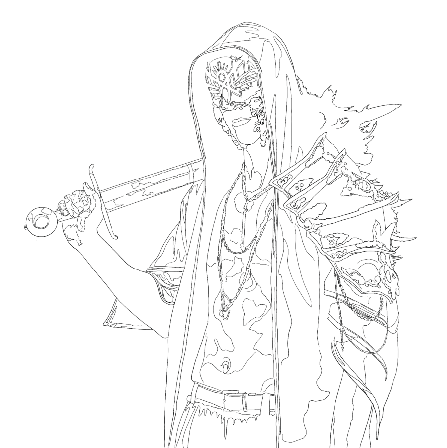 Sleep Token colouring book