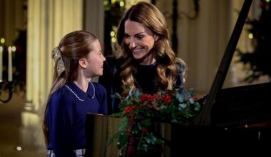 Catherine, the Princess of Wales, and Princess Charlotte perform piano duet for Christmas carol service