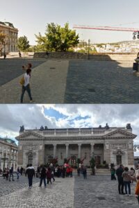 The Főőrség, or Guard House, is a newly rebuilt feature of Buda Castle in Budapest. 2015-2025