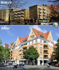 New buildings built in Berlin (Germany)