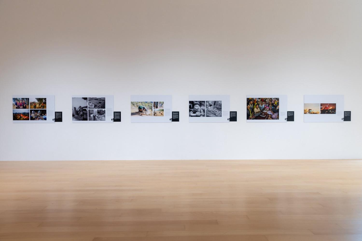 The exhibition 'Constellation Of Complicity: Visualising The Global Machinery Of Authoritarian Solidarity'. photo courtesy of facebook.com/baccpage