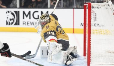 Golden Knights defeat highlight-reel Bedard, Blackhawks in Hart’s season debut