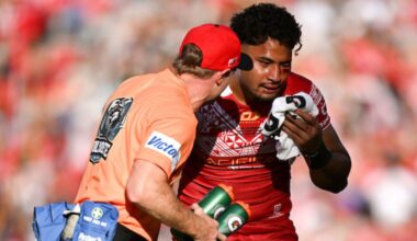Tonga rugby league officials banned over Katoa concussion incident, NRL says